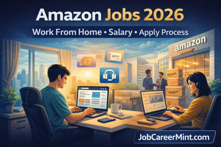 Amazon jobs 2026 work from home salary apply India