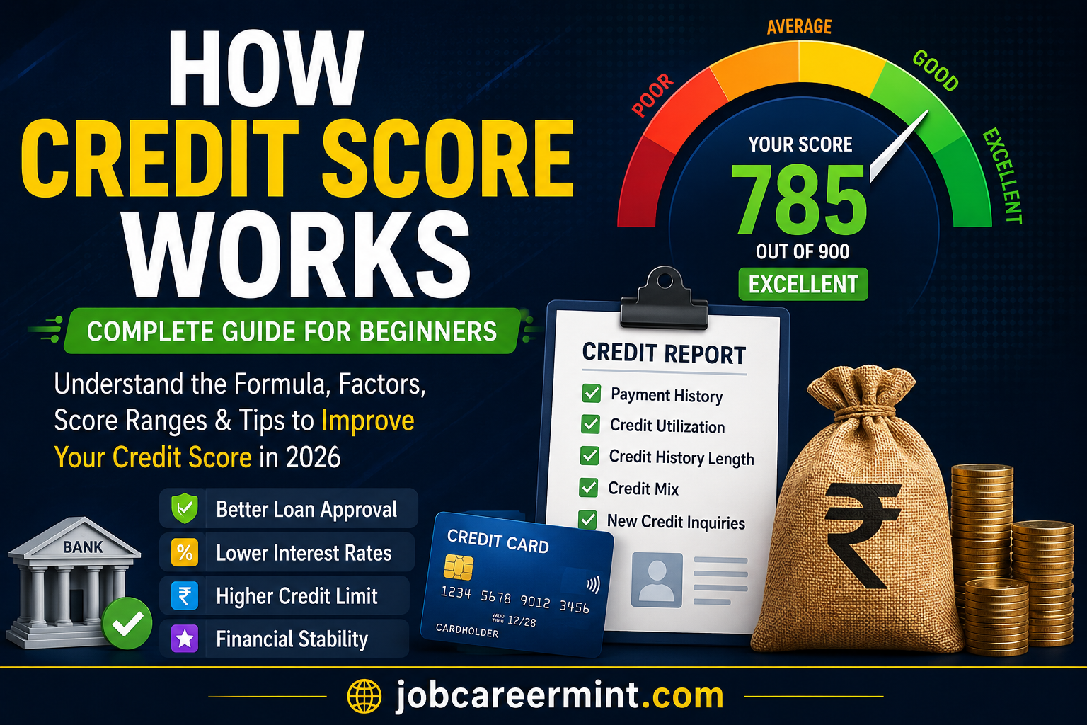 How credit score works in India and how CIBIL score affects loans and credit cards