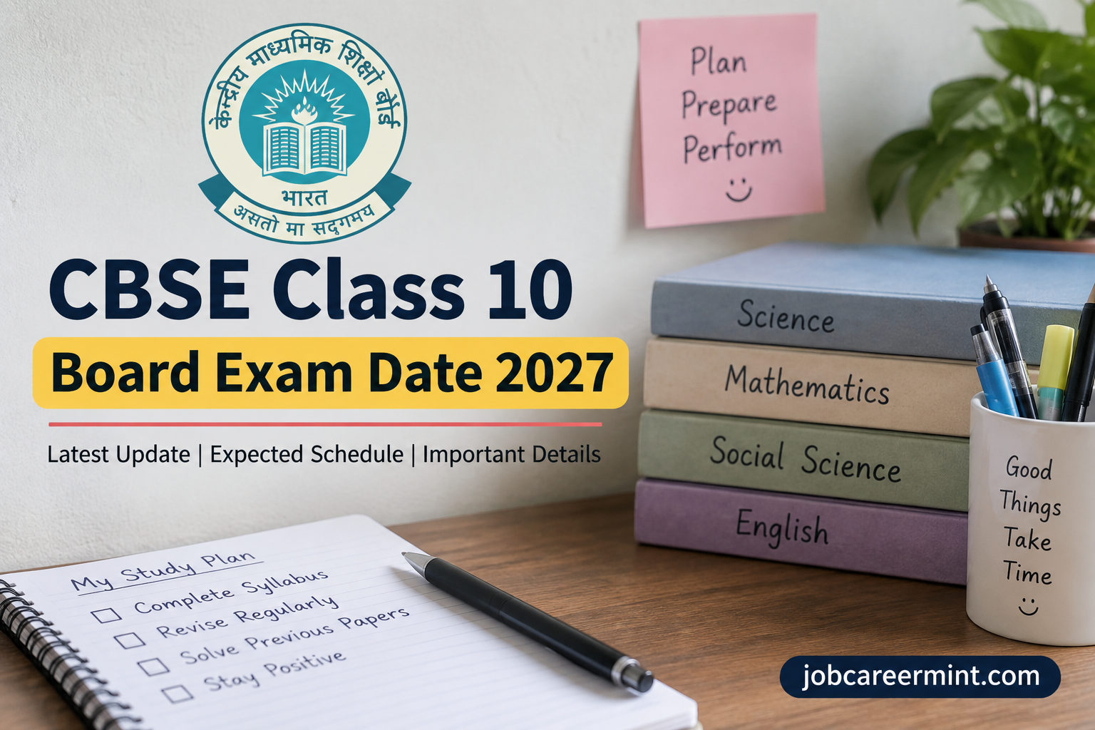 CBSE Class 10 Board Exam Date 2027 latest update