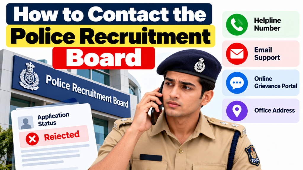 How to Contact the Police Recruitment Board