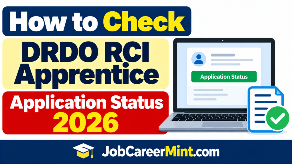 How to Check DRDO RCI Apprentice Application Status 2026